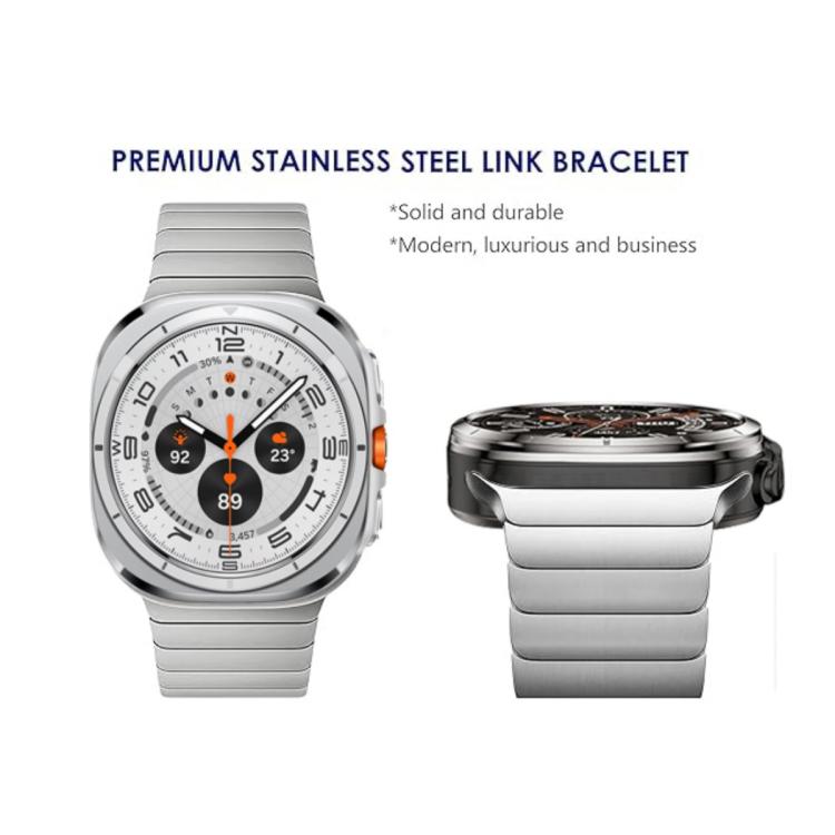 For Samsung Galaxy Watch Ultra 47mm Bamboo Norman Buckle Titanium Alloy Watch Band(Silver) - free shipping - PMc TechLife - Order now!