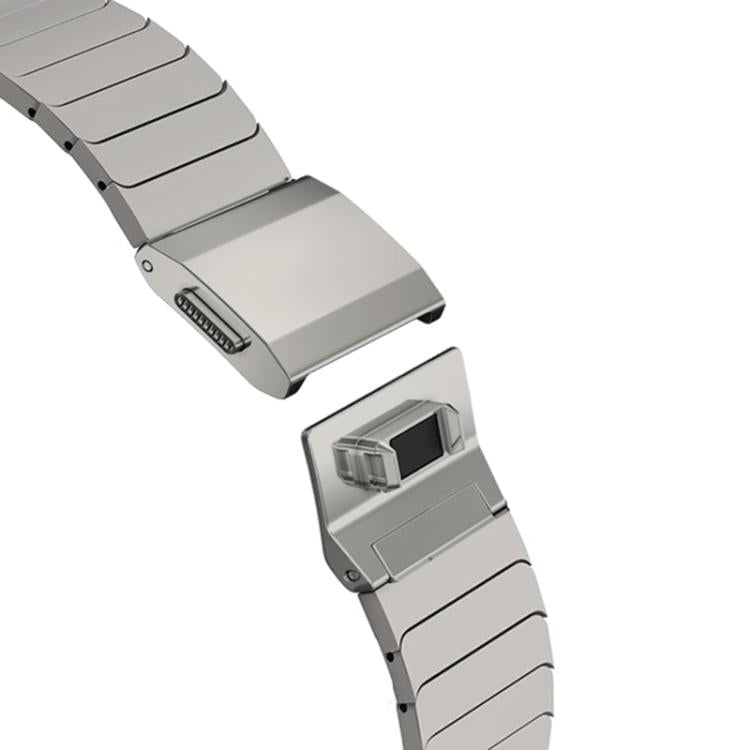 For Samsung Galaxy Watch Ultra 47mm Bamboo Norman Buckle Titanium Alloy Watch Band(Silver)