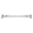 For Apple Watch 46mm / 49mm / 45mm / 44mm Colored Diamond Cat Stainless Steel Watch Band(Silver) - free shipping - PMc TechLife - Order now!