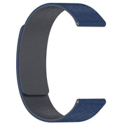 22mm Cloud Wood Grain Silicone Magnetic Watch Band(Midnight Blue Grey)