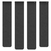 22mm Cloud Wood Grain Silicone Magnetic Watch Band(Midnight Blue Grey)