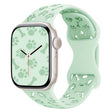 For Apple Watch 42mm / 41mm / 40mm / 38mm Dog Paw Bones Butterfly Buckle Silicone Watch Band(Light Mint) - free shipping - PMc TechLife - Order now!