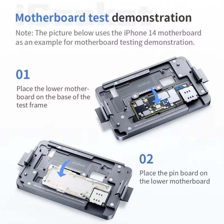 Qianli iSocket 16 Series 4 in 1 Motherboard Layered Test Fixture for iPhone 16 Series