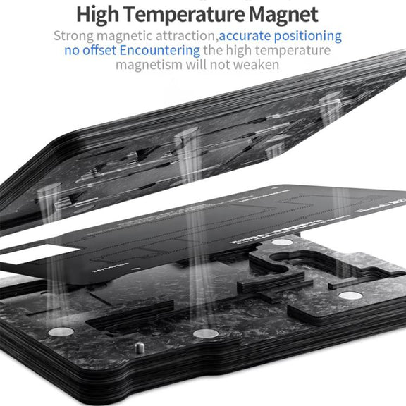 Qianli 4 in 1 Magnetic Middle Layer BGA Reballing Platform for iPhone 16 Series