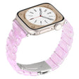 For Apple Watch 46mm / 49mm / 45mm / 44mm Small Waist Rhombus Three-bead Resin Watch Band(Gradient Pink) - Watch Bands by PMc TechLife | Online Shopping South Africa | PMc TechLife | Buy Now Pay Later Mobicred