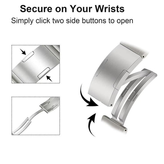 For Apple Watch 46mm / 49mm / 45mm / 44mm Integrated I-Shaped Quick Release Titanium Alloy Watch Band(Black)