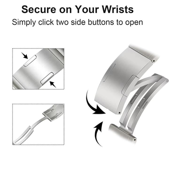 For Apple Watch 46mm / 49mm / 45mm / 44mm Integrated I-Shaped Quick Release Titanium Alloy Watch Band(Black)