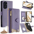 For Honor 200 Crossbody Chain Fishtail Litchi Leather Phone Case(Purple) - Honor Cases by PMC TechLife | Online Shopping South Africa | PMC TechLife | Buy Now Pay Later Mobicred