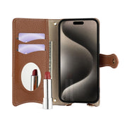 For Itel A50 Crossbody Chain Fishtail Litchi Leather Phone Case(Brown)