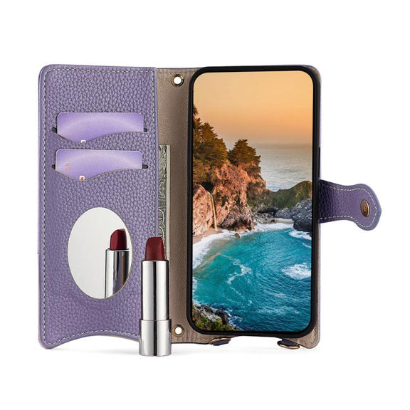 For Motorola Moto G Stylus 5G 2023 Crossbody Chain Fishtail Litchi Leather Phone Case(Purple)