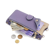 For Motorola Moto G Stylus 5G 2024 Crossbody Chain Fishtail Litchi Leather Phone Case(Purple)