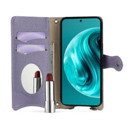 For Huawei nova 12i / Enjoy 70 Pro Crossbody Chain Fishtail Litchi Leather Phone Case(Purple)
