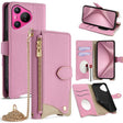 For Huawei Pura 70 Crossbody Chain Fishtail Litchi Leather Phone Case(Pink) - Huawei Cases by PMC TechLife | Online Shopping South Africa | PMC TechLife | Buy Now Pay Later Mobicred