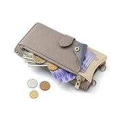For OnePlus Nord N200 5G Crossbody Chain Fishtail Litchi Leather Phone Case(Grey)