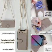 For OnePlus Nord N200 5G Crossbody Chain Fishtail Litchi Leather Phone Case(Grey)