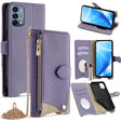 For OnePlus Nord N200 5G Crossbody Chain Fishtail Litchi Leather Phone Case(Purple) - OnePlus Cases by PMC TechLife | Online Shopping South Africa | PMC TechLife | Buy Now Pay Later Mobicred