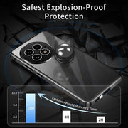 For OnePlus 13 Magnetic HD Tempered Glass Phone Case(Blue)
