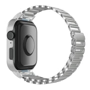 For Huawei Watch Fit3 Hollow Chain Metal Frame Watch Band(Silver)