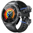 GT97 1.53 inch Round Screen 2 in 1 Bluetooth Earphone Silicone Strap Smart Watch Supports Bluetooth Calls(Black) - free shipping - PMC TechLife - Order now!
