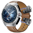 GT97 1.53 inch Round Screen 2 in 1 Bluetooth Earphone Leather Strap Smart Watch Supports Bluetooth Calls(Silver) - free shipping - PMC TechLife - Order now!