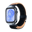 For Huawei Watch Fit3 Brushed Metal Silver Frame Watch Band(Black Orange Yellow) - free shipping - PMC TechLife - Order now!