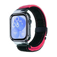 For Huawei Watch Fit3 Brushed Metal Silver Frame Watch Band(Black Red) - free shipping - PMC TechLife - Order now!