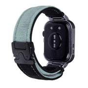 For Huawei Watch Fit3 Brushed Metal Silver Frame Watch Band(Black Blue Grey)