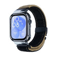 For Huawei Watch Fit3 Brushed Metal Silver Frame Watch Band(Black Dark Brown) - free shipping - PMC TechLife - Order now!