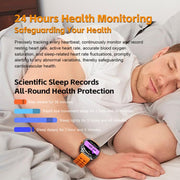 GT98 1.53 inch 2 in 1 Bluetooth Headphone IP67 Water-resistant Smart Watch Supports Blood Oxygen Monitoring(Black Orange)