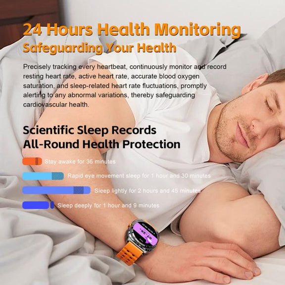 GT98 1.53 inch 2 in 1 Bluetooth Headphone IP67 Water-resistant Smart Watch Supports Blood Oxygen Monitoring(Silver Orange)