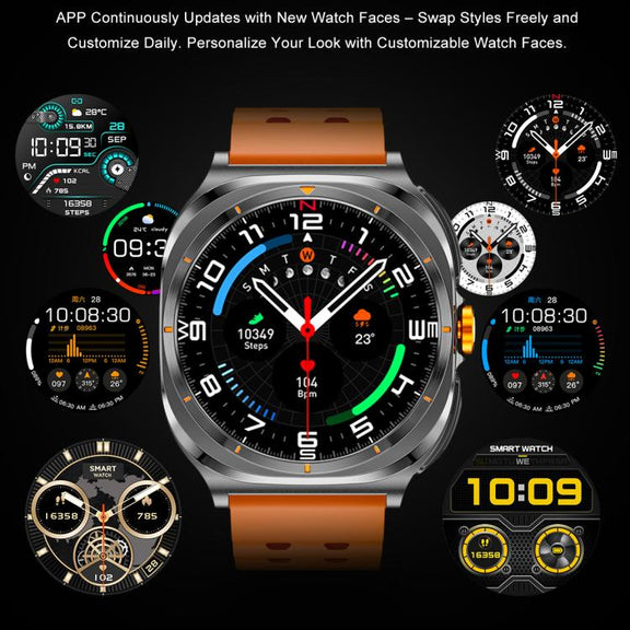 GT98 1.53 inch 2 in 1 Bluetooth Headphone IP67 Water-resistant Smart Watch Supports Blood Oxygen Monitoring(Black Orange)