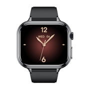 TK17 1.91 inch Horizontal Screen Silicone Strap Smart Watch Supports ECG Electrocardiogram(Black)