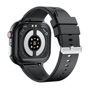 TK17 1.91 inch Horizontal Screen Silicone Strap Smart Watch Supports ECG Electrocardiogram(Black)