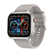 TK17 1.91 inch Horizontal Screen Silicone Strap Smart Watch Supports ECG Electrocardiogram(Grey)