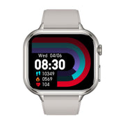 TK17 1.91 inch Horizontal Screen Silicone Strap Smart Watch Supports ECG Electrocardiogram(Grey)