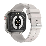 TK17 1.91 inch Horizontal Screen Silicone Strap Smart Watch Supports ECG Electrocardiogram(Grey)