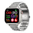 TK17 1.91 inch Horizontal Screen Steel Strap Smart Watch Supports ECG Electrocardiogram(Silver) - free shipping - PMC TechLife - Order now!