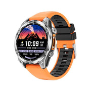 HD300 1.43 inch AMOLED Screen Silicone Strap Sports Smart Watch Supports Blood Oxygen Detection(Orange)