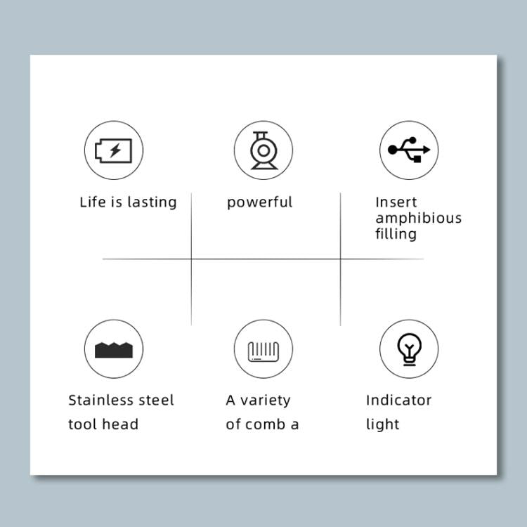 VGR V-933 Professional Salon USB Electric Hair Clipper(Black) - free shipping - PMC TechLife - Order now!