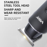 VGR V-933 Professional Salon USB Electric Hair Clipper(Black)