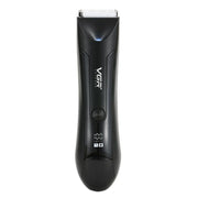 VGR V-951 IPX5 LED Digital Display Portable Light USB Hair Clipper(Black)