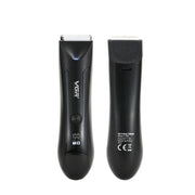 VGR V-951 IPX5 LED Digital Display Portable Light USB Hair Clipper(Black)