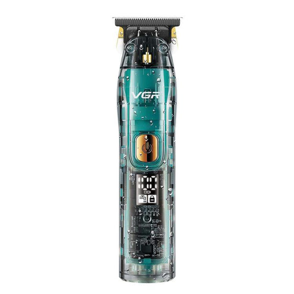 VGR V-961 IPX7 LED Digital Display USB Electric Hair Clipper(Black)