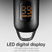 VGR V-971 Graffiti Design LED Digital Display USB Electric Hair Clipper(Black)