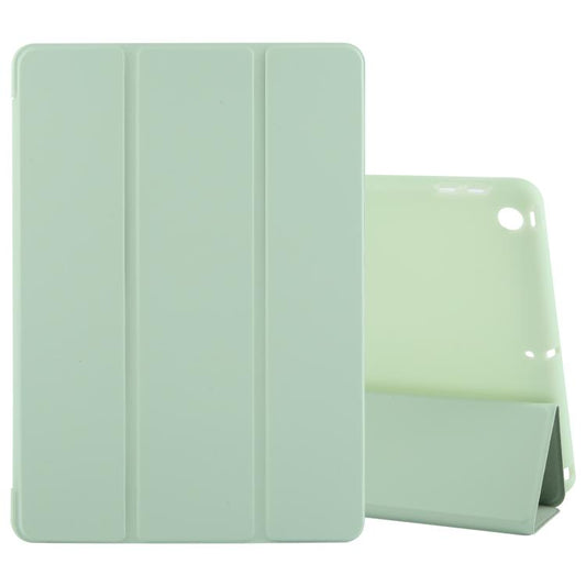 For iPad 10.2 2021 / 2020 / 2019 GEBEI 3-folding Holder Shockproof Flip Leather Tablet Case(Green) - free shipping - PMC Jewellery - Order now!