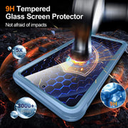 For Samsung Galaxy A36 / A56 RedPepper Tempered Glass MagSafe Phone Case(Sky Blue)