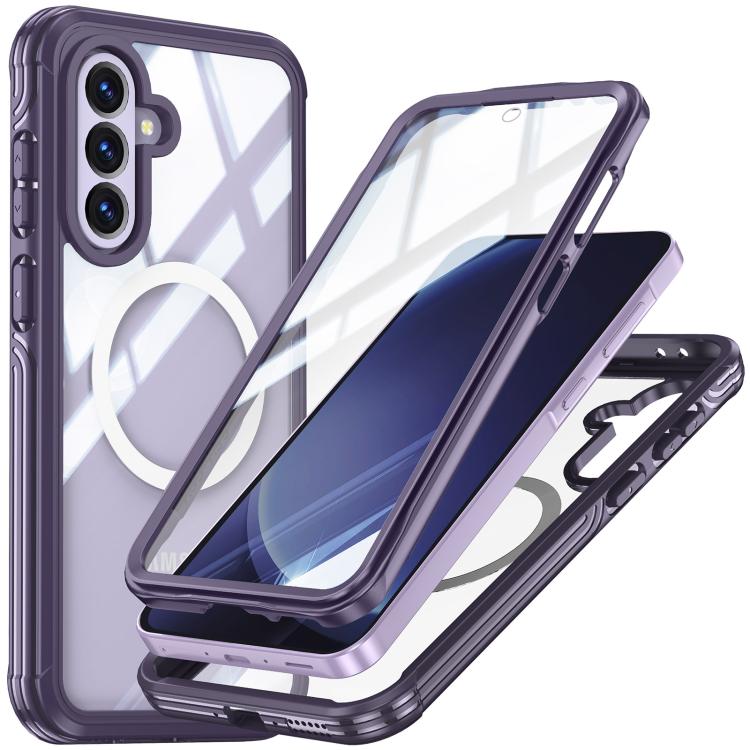 For Samsung Galaxy A36 / A56 RedPepper Tempered Glass MagSafe Phone Case(Purple) - Galaxy Phone Cases by RedPepper | Online Shopping South Africa | PMc TechLife | Buy Now Pay Later Mobicred
