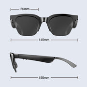 E60 ENC Noise Reduction Smart Audio Bluetooth Glasses(Transparent)