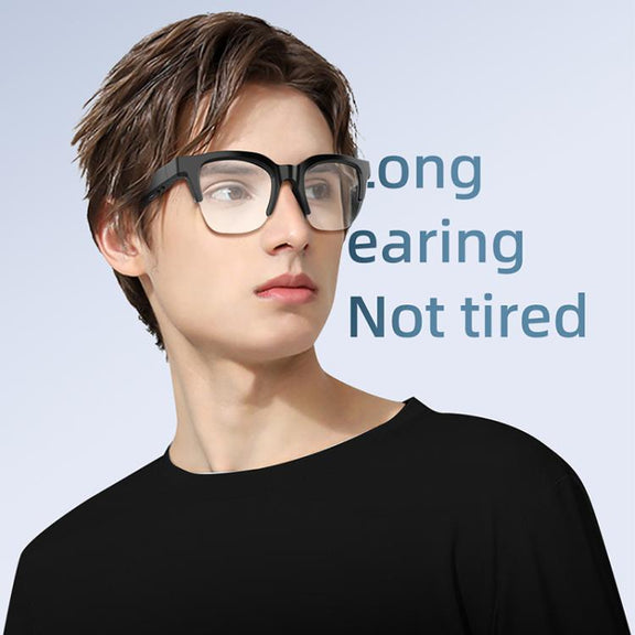 E60 ENC Noise Reduction Smart Audio Bluetooth Glasses(Transparent)