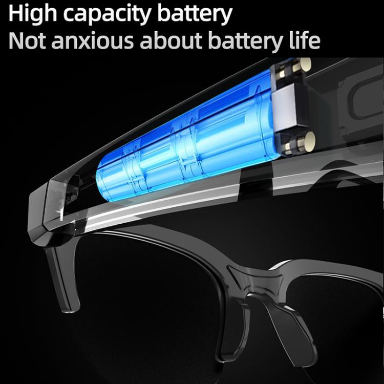 E60 ENC Noise Reduction Smart Audio Bluetooth Glasses(Black)